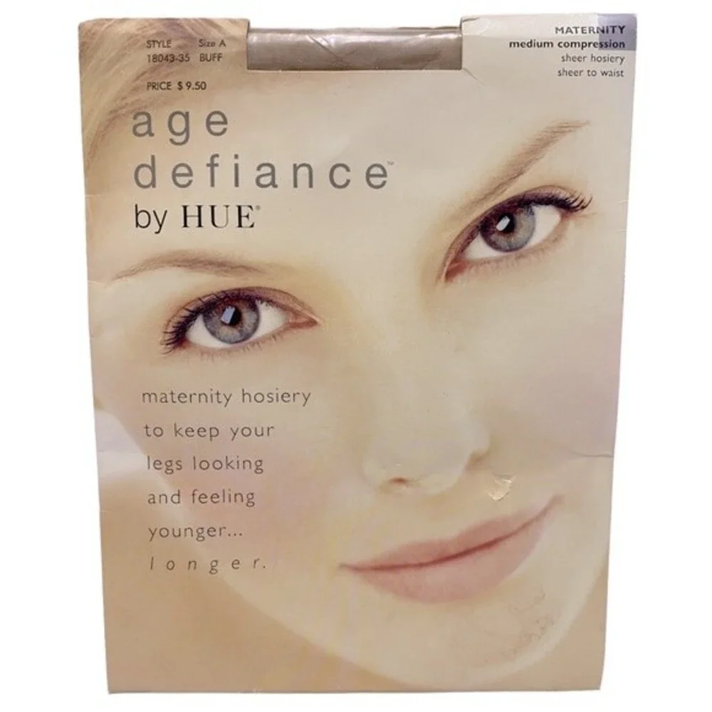 Hue Age Defiance Medium Compression Maternity Hosiery